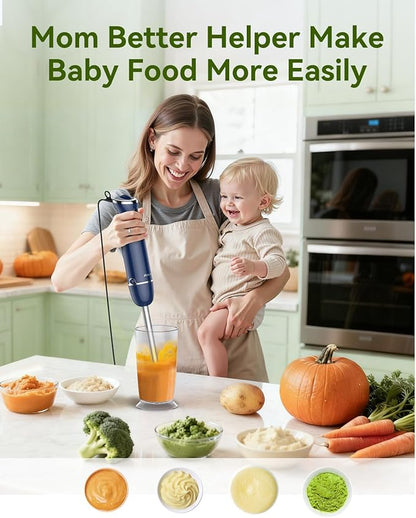 Immersion Blender Handheld 5 in 1 Hand Blender, 1000W Hand Mixer Stick - Image 6