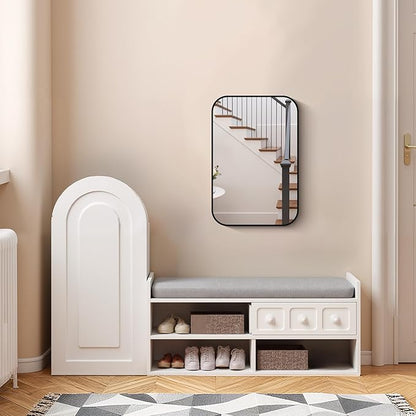 FORBATH Black Bathroom Mirror for Over Sink, Wall Mirror 16x24 Inch - Image 3