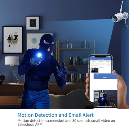 Hiseeu 5MP Wireless Security Camera System - Image 3