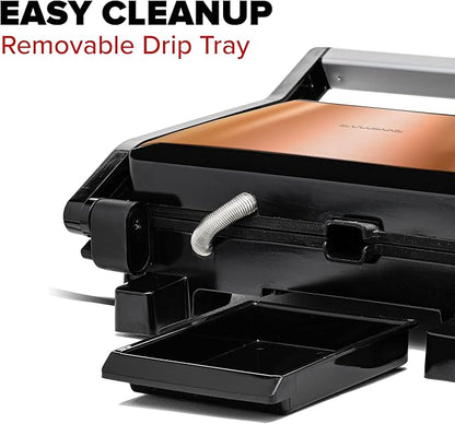 OVENTE Electric Panini Press Sandwich Maker - Image 4