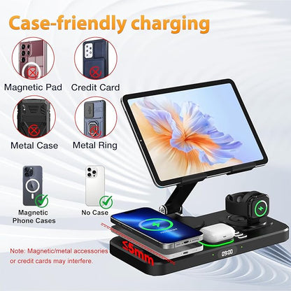 30W Charging Station for Apple Products, Foldable Wireless Charger - Image 7