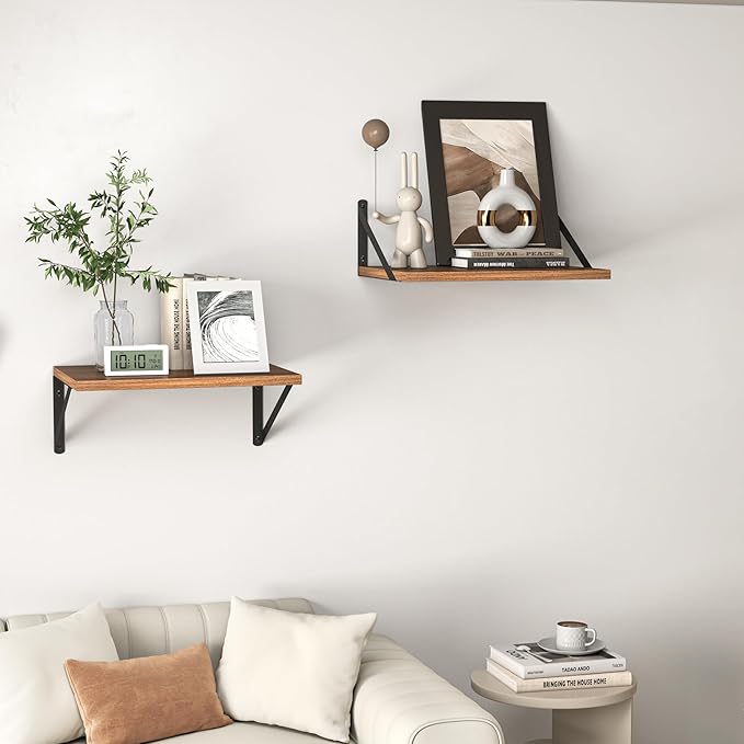 Heimlove 12 Inch Deep Floating Shelves - Image 7