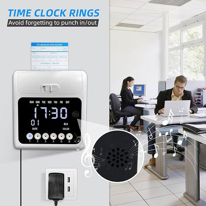 Time Clock with Passcode, Auto-Align Time Clocks - Image 7