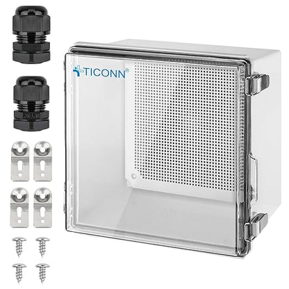 TICONN Waterproof Electrical Junction Box IP67 ABS Plastic Enclosure by TICONN