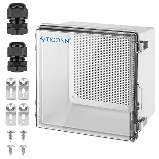 TICONN Waterproof Electrical Junction Box IP67 ABS Plastic Enclosure by TICONN