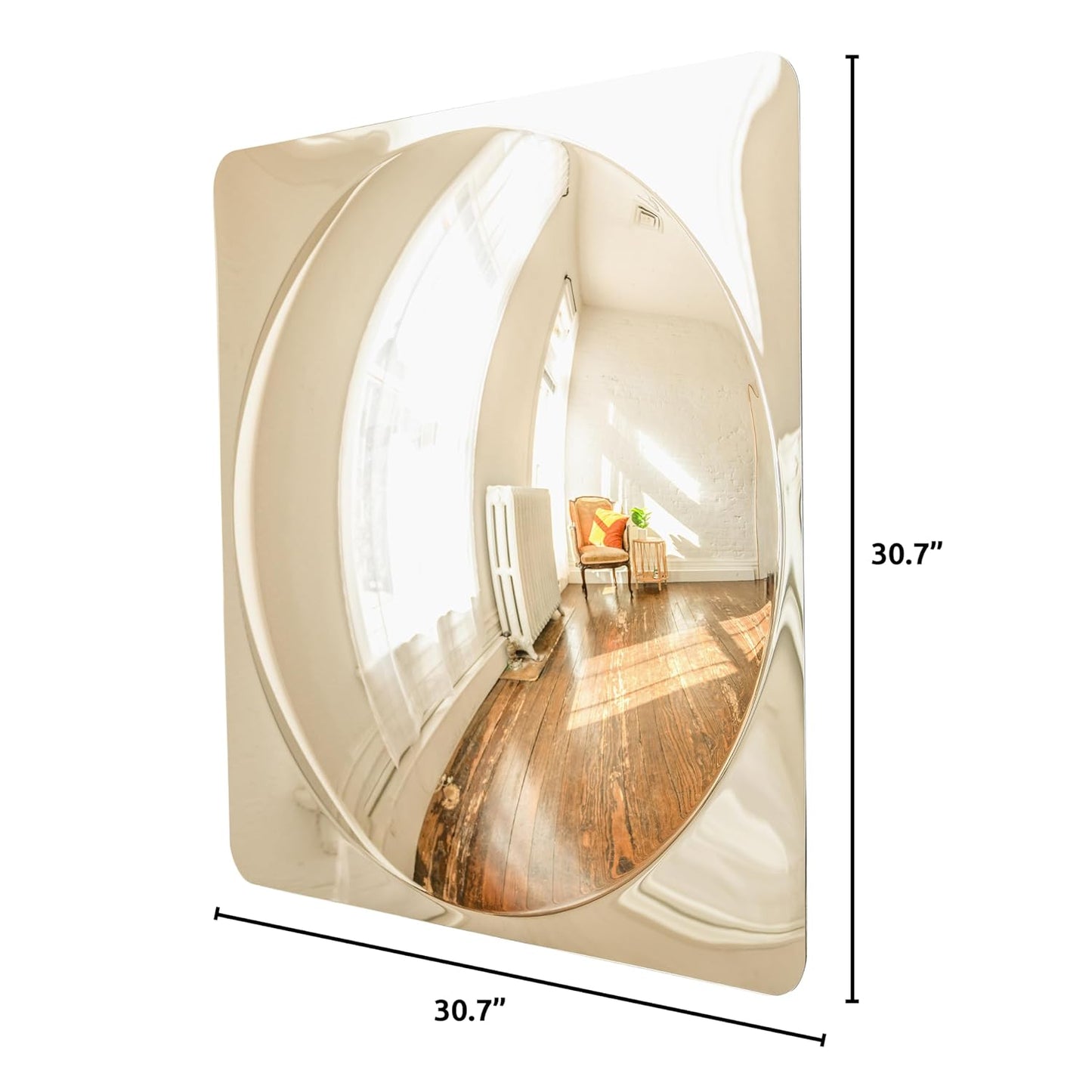 Spark & Wow Sensory Wall Toddler Mirror, Giant 1 Bubble | For Ages 6m+, Easy-to-Clean Acrylic, Stimulate Cognitive Development