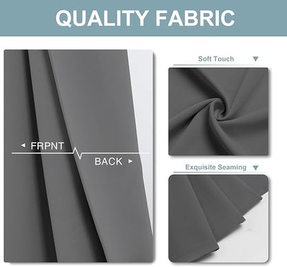 ChrisDowa Blackout Curtains 70 inches Wide - Image 3