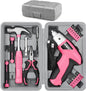 Hi-Spec Electric Screwdriver 19pc 3.6V Pink USB Small Power Screwdriver Set. by Hi-SpecToolsUSA
