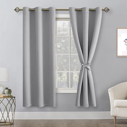 Hiasan Blackout Curtains for Bedroom, 38 x 63 Inches Length - Image 2