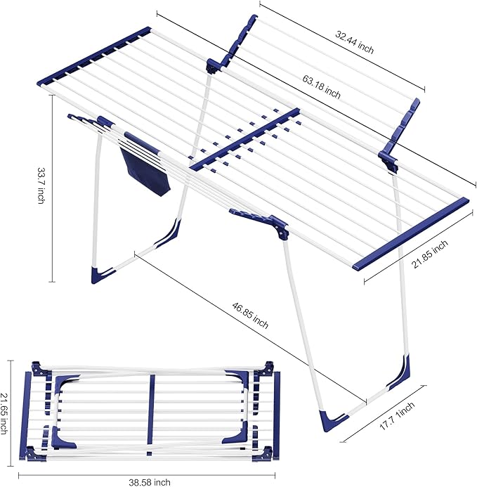 APEXCHASER Clothes Drying Rack - Image 3