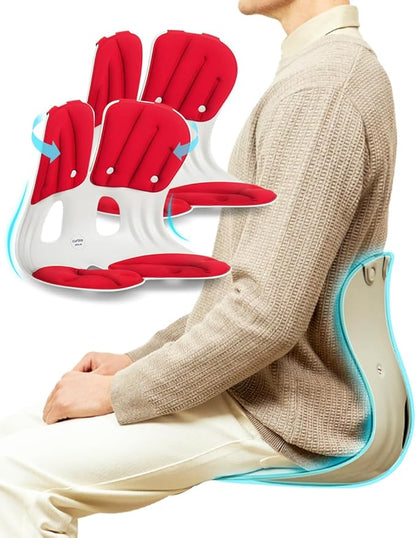 curble Grand 2PACK, Ergonomic Chair Back Support, Lumbar Support by curble