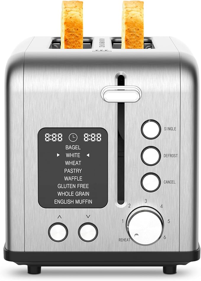 2-Slice Bagel Toaster Stainless Steel by Unknown