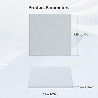 Amantech 12 Pack Acoustic Panels Self Adhesive Sound Proof Foam, High Density - Image 6