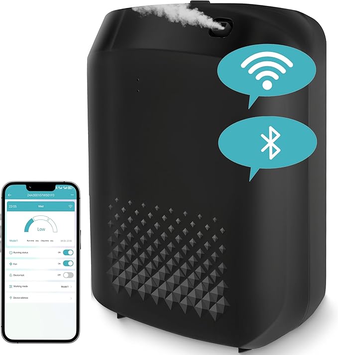 WiFi Smart Scent Air Machine for Home, App Control Waterless Essential Oil by DAKISTF