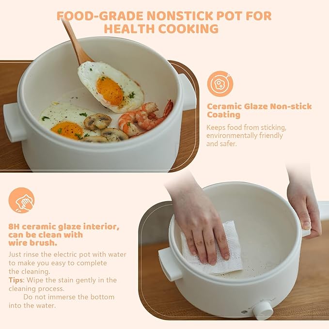 Hot Pot Electric, 3L Portable Electric Pot - Image 3