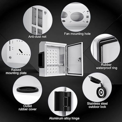 Outdoor Electrical Box, Cold-Rolled Steel Plate, Aluminum Alloy Back Beam - Image 7