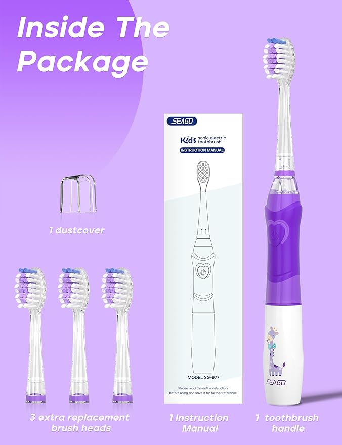 SEAGO Kids Electric Toothbrush - Image 6