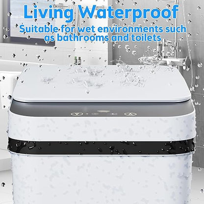 KOEYLE 2 Pack 2.2 Gallon Automatic Touchless Garbage Can, Small Motion Sensor - Image 4