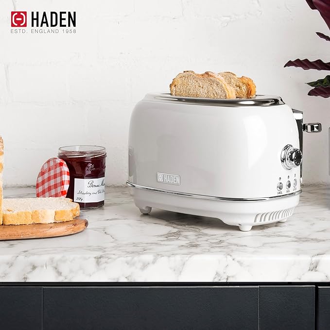 Haden Heritage 2-Slice Wide-Slot Toaster, Stainless-Steel Bread Toaster - Image 7