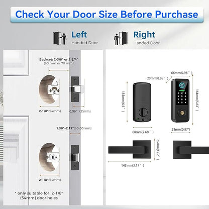 Yosimika Keyless Entry Door Lock - Image 7