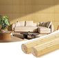 OUZUGIE 2 Pack 96x24 Inch Natural Bamboo Wall Panel – Natural Pole Wrap Paneling by OUZUGIE