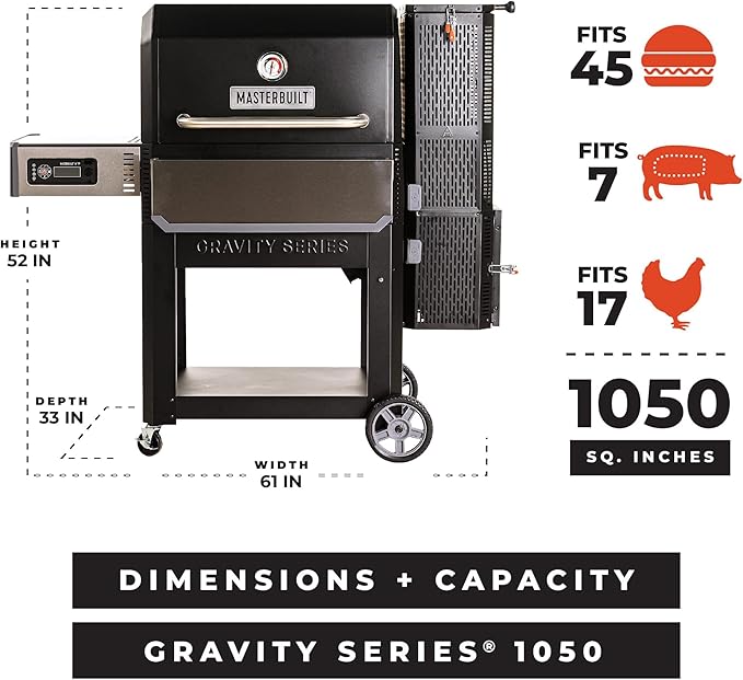 Masterbuilt® Gravity Series® 1050 Digital Charcoal Grill and Smoker - Image 3