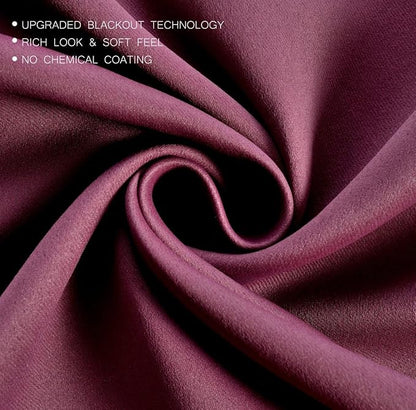 MIUCO Room Darkening Grommet Blackout Curtains - Image 4