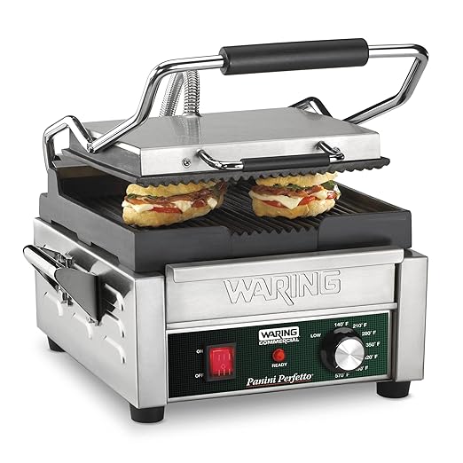 Waring Commercial WPG150 Compact Italian-Style Panini Grill by WaringCommercialProducts