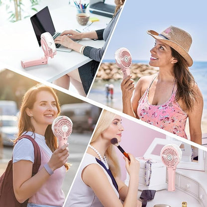 HandFan Upgraded Portable Handheld Misting Fan, Rechargeable Personal Mister Fan - Image 8