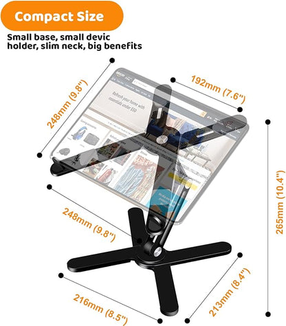 Laptop Stand with 360 Rotating Base, Computer Notebook Laptop Riser Metal Holder - Image 6