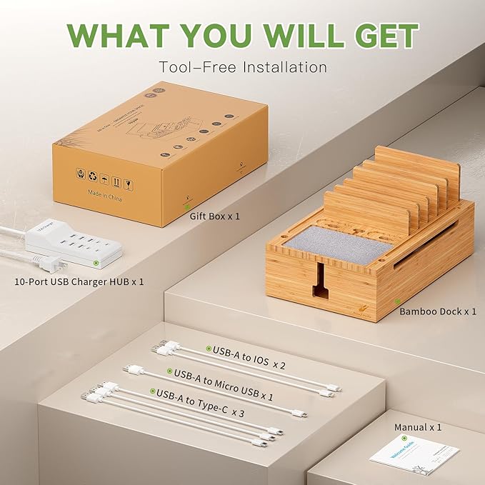 Pezin & Hulin Bamboo Charging Station - Image 4