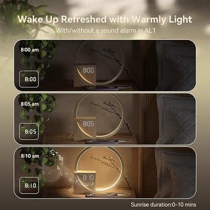 Vivilumens Sunrise Alarm Clock for Heavy Sleepers Adults, Wake-up Light - Image 5