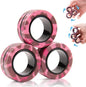 3PCS Magnetic Rings Fidget Toy Set, Adult Fidget Magnets Spinner Rings by FINGERROCK