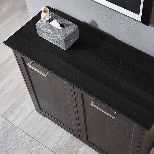 OLD CAPTAIN Double Tilt Out Trash Cabinet, Wooden Kitchen Garbage Can Free - Image 4