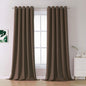 DUALIFE Extra Long Brown Curtains 108 Long Inches Thermal Insulated Room by DUALIFE