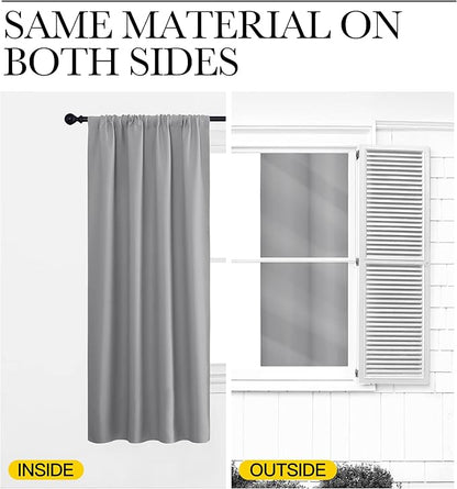 NICETOWN Short Curtains for Small Window - Image 6