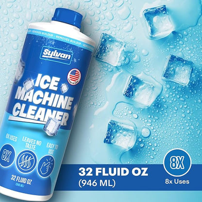 Sylvan Ice Machine Cleaner and Descaler | 32 oz | Free Cloth | Made in USA | - Image 7