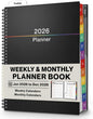 Dunwell 2026 Planner Book 8.5x11, Weekly Monthly Calendar, Jan to Dec, Large by Dunwell