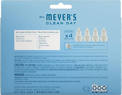 MRS. MEYER'S CLEAN DAY Scented Oil Refills, Rain Water, contains 4 .67 fl oz - Image 2