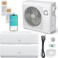 20K BTU Dual Zone Mini Split Air Conditioner and Heater, 20 SEER2 by Unknown