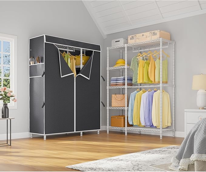 VIPEK V7C Garment Racks with Cover Portable Closets - Image 3