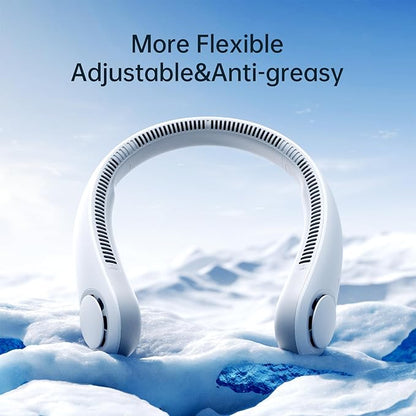 JISULIFE Portable Neck Fan, Hands-Free Bladeless, 5 Speeds, 4000 mAh Battery - Image 7