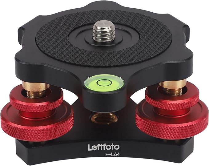 Tripod Leveler Stand with +/-5 Degree Precision Adjustment Bracket by Leftfoto