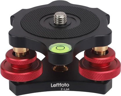 Tripod Leveler Stand with +/-5 Degree Precision Adjustment Bracket by Leftfoto