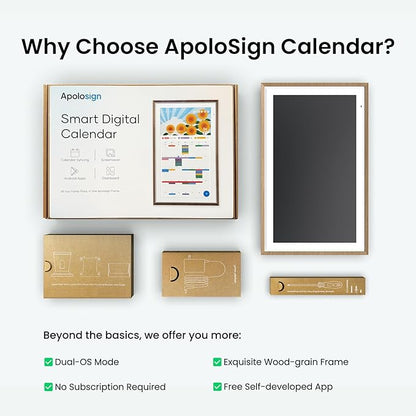 ApoloSign 15.6-inch Digital Calendar: Dual Mode Calendars - Image 9