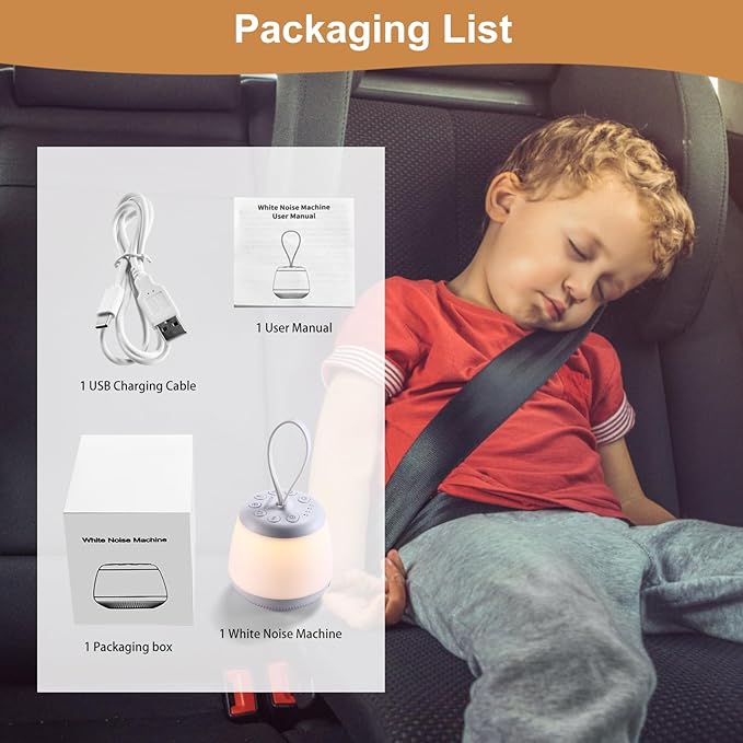 Upgraded Travel White Noise Sound Machine - Image 6