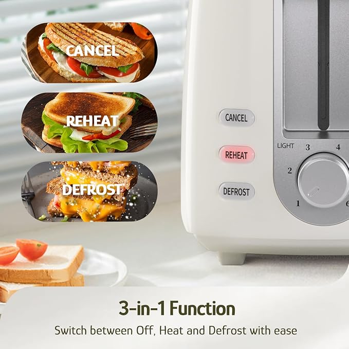 Hazel Quinn 2-Slice Compact Toaster - Image 4