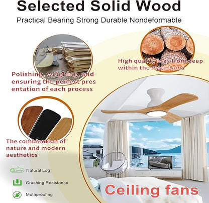 Gaizw 42 Inch Low Profile Ceiling Fans - Image 4