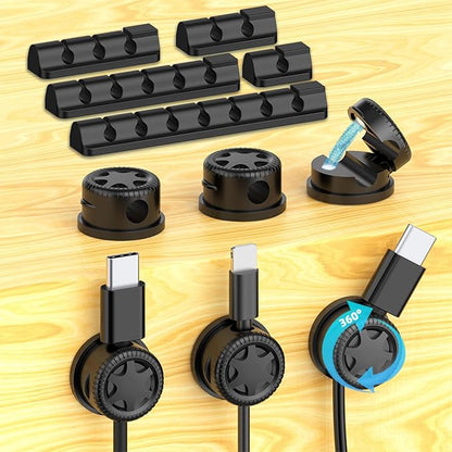 ITUGOU 11PCS Cable Management Cord Holder Organizer, Magnetic Cable Clips by Unknown