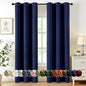 MIULEE Navy Blue Blackout Curtains by MIULEE